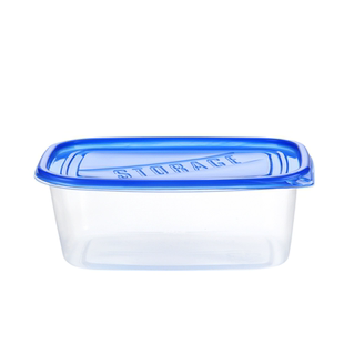 1500ml长方形透明塑料餐盒一次性食品保鲜外卖打包加厚上班族饭盒