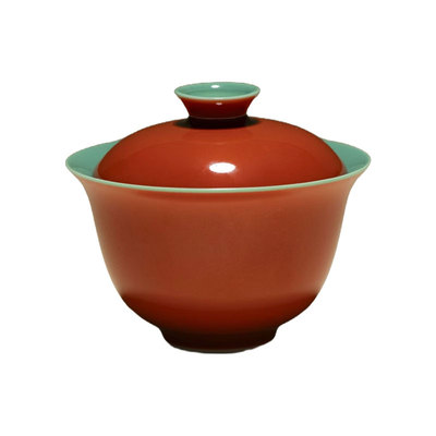 里作高档泡茶盖碗中式复古