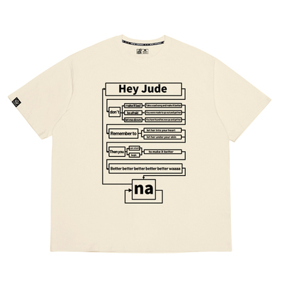 披头士周边heyjudet恤流程图