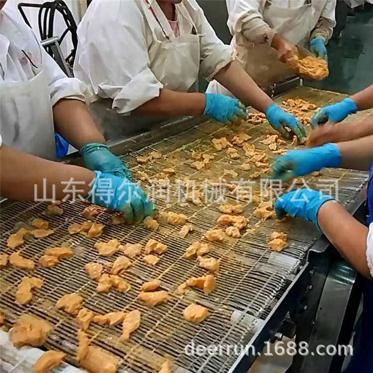 蔬菜鸡米花油炸机 鸡米花滚筒上粉机 小酥肉上浆裹粉设备专业厂家,清洗/食品/商业设备,脆皮机/酥皮机,淘宝优惠券,粉丝福利购,淘宝优惠卷