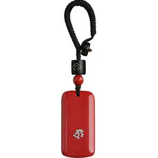 朱砂生肖马年本命年钥匙扣挂件男女无事牌吊坠挂饰高档情人节礼物