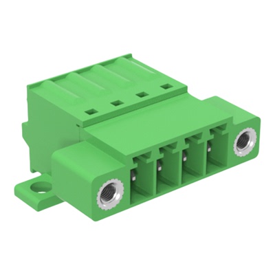 免焊对接锁板插拔式接线端子母头