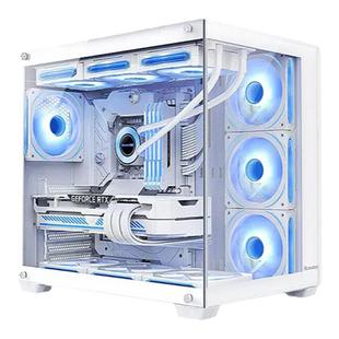 航嘉S980龙卷风海景房机箱台式机S920 S960暴风雪atx白色电脑机箱