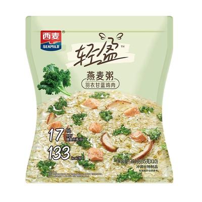 西麦即食无米燕麦粥早餐速食粥营养免煮冲泡麦片懒人饱腹代餐食品