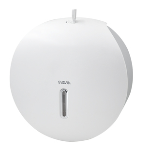 瑞沃大卷纸盒壁挂式免打孔厕所纸巾盒卫生间酒店大盘防水卷纸巾筒