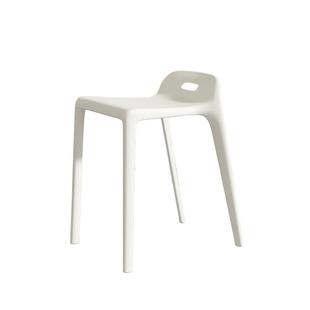 三梦塑料凳子家用可叠放现代简约餐厅椅备用板凳商用靠背椅等位凳