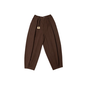 【正版授权】黑神话悟空联名吉考斯工业纯棉水洗廓形束脚休闲长裤