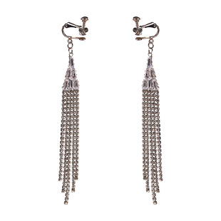 耳夹女无耳洞夸张耳饰夏流苏耳环2025新款爆款气质长款度假风耳坠