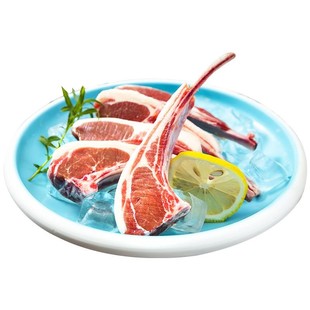内蒙原切法式羔羊排760g锡盟乌珠穆沁草原散养羔羊排烧烤食材小切