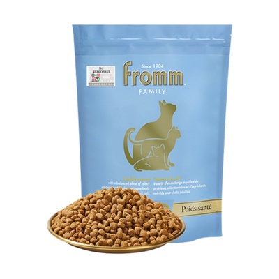 【官旗舰店】Fromm福摩金装低脂减肥体重控制鸡肉成猫粮10磅*2袋