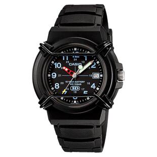 卡西欧（CASIO）复古运动石英表学生户外防水腕表 男 HDA-600H-1B