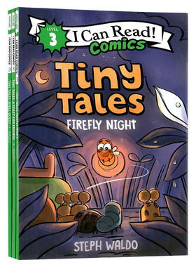 漫画小故事系列3册套装 英文原版 Tiny Tales  Shell Quest  i can read book 3阶分级阅读儿童漫画读物柯林斯出版 平装