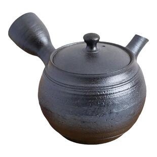 日本常滑烧急须 一房-17 南蛮肌140ml 纯手工日式紫砂侧把陶茶壶