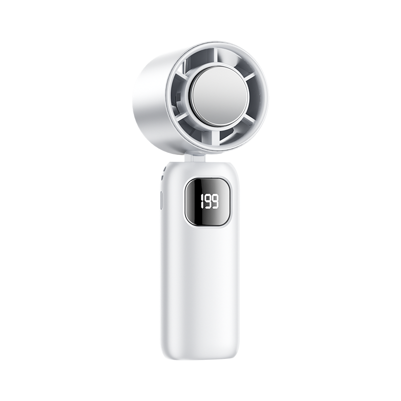 手持小风扇半导体新款冰敷超静音小型迷你usb充电超长续航随身挂脖户外学生降温神器制冷电风扇2025冷风f桌面