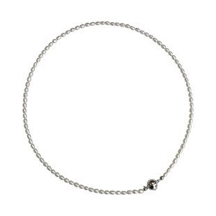 方糖家 mini强光小米粒天然珍珠纯银项链轻奢高级感秋冬简约颈链