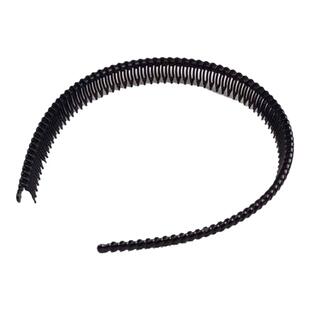 黑色发箍女款头饰高级感带齿压发防滑细头箍洗脸碎发卡发捆发夹子