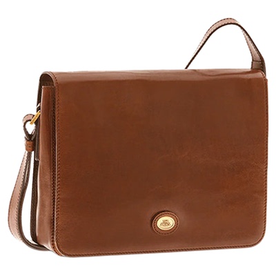 The Bridge/桥牌 【微瑕特卖】男士复古大容量可肩背邮差包公文包