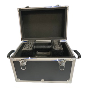 砝码专用铝盒锁型砝码盒砝码箱 铸铁不锈钢砝码铝箱20kg铝盒10kg