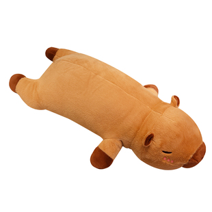 卡皮巴拉抱枕女生睡觉专用长条夹腿抱睡公仔玩偶男孩儿童床上娃娃