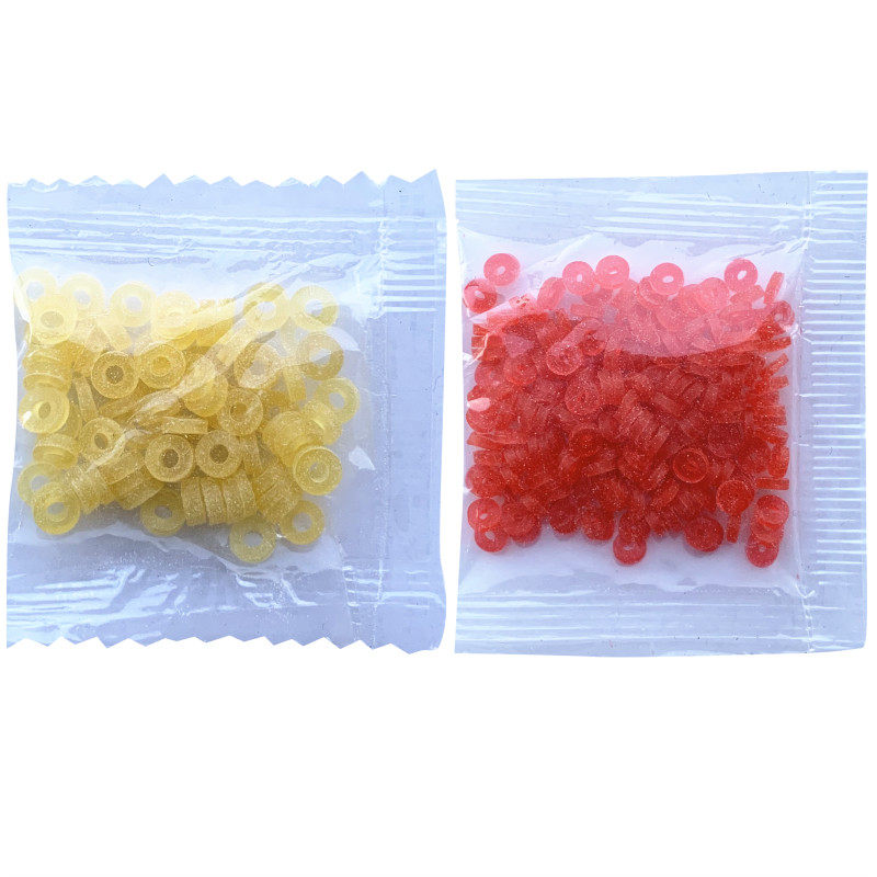 钓鱼红虫皮筋套绑红虫绑颗粒皮筋