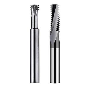 美制UNC钨钢三牙螺纹铣刀UNF2-56 4-40 6-32 10-24 1/4三齿铣牙刀