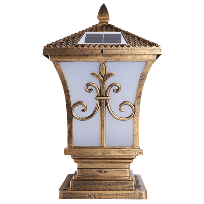 LED欧式铝太阳能灯全年零电费