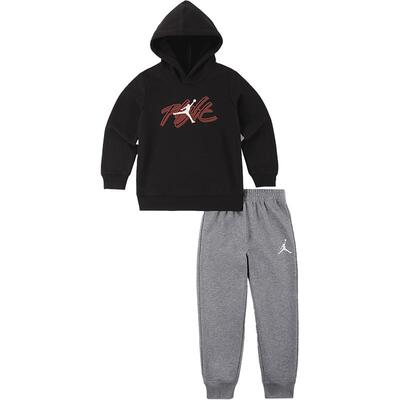 Nike/耐克正品JORDAN小童针织加绒保暖运动套装HF7118-091