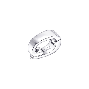 s925纯银圆环扣头活口连接圈项链手链挂吊坠DIY配件扣子加粗圈扣