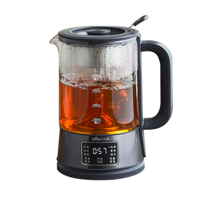 小熊煮茶器电茶炉316L蒸茶壶养生壶办公室蒸汽泡茶机喷淋式蒸茶器