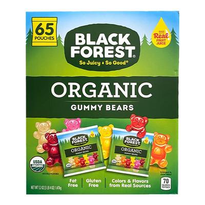 美国直邮 Black Forest黑森林小熊水果软糖零食QQ糖1.47kg 65小包