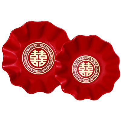 结婚中式新人婚礼加厚果盘干果盒