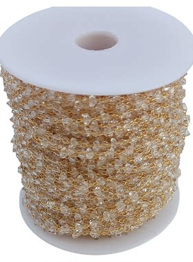 0DIY饰品14K包金切角锆石厘米