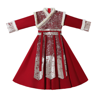 男童汉服秋冬装拜年服儿童明制国风唐装2025龙年加厚小少爷新年装