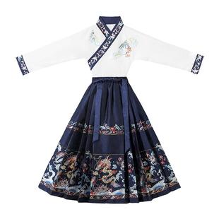 男童马面裙秋冬套装儿童拜年服冬季2026龙年男孩小少爷汉服唐装冬