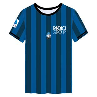 23-24亚特兰大队服意甲球员版足球衣服速干冰丝短袖t恤衫男女半袖