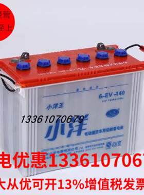 小洋蓄电池6EV140A电动载客三轮车拉坯车用48V60V72V牵引水电瓶