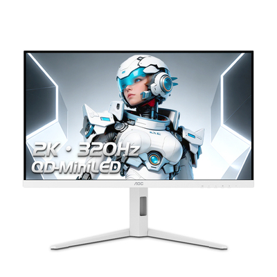 AOC320Hz白色Miniled电脑显示器