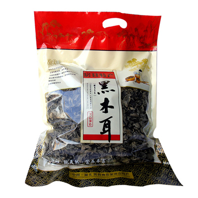 房县黑木耳椴木耳小鼠春肉厚湖北