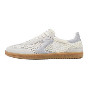 Skechers斯凯奇德训鞋女子2025秋新款蕾丝透气时尚休闲板鞋185350