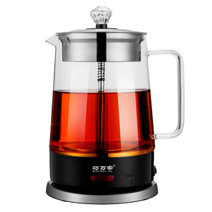 煮茶器家用黑茶全自动玻璃热水壶喷淋式蒸汽电煮泡茶壶大容量1.8L