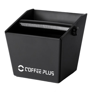 coffeeplus咖啡粉渣盒方形家用意式粉渣桶接废渣收纳工具敲粉桶盒