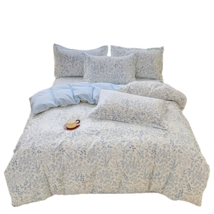 100%纯棉被套单件150x180x200x230单人1.5米学生宿舍全棉斜纹被罩