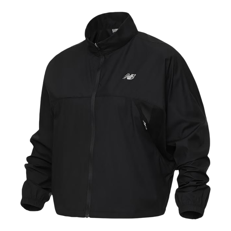New Balance/NB正品新款女士训练宽松拉链夹克外套5AD24532-BK