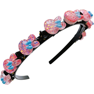 儿童韩国编发发箍头饰防滑女童不伤发碎发神器发卡小女孩发饰夹子