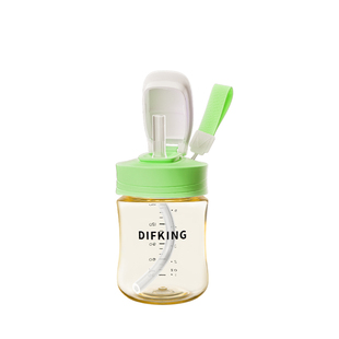 食品级耐高温PPSU迷你小水杯女士随身携带口袋杯刻度水杯吸管杯