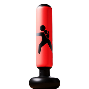 儿童不倒翁拳击沙袋拳击柱拳靶沙包家用充气反应小孩解压训练器材