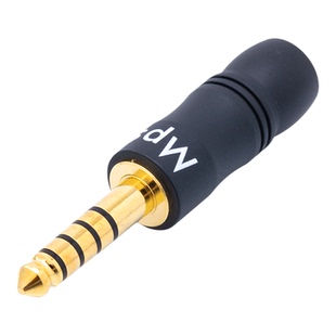 Mps发烧铜镀金4.4mm平衡5极插头耳机立体声Diy焊接公头端子