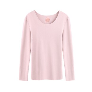 175高个子女士保暖上衣加长版德绒无痕打底衫长袖半高领秋衣加厚