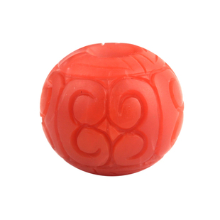 南红满肉 散珠 雕刻珠佛头回纹珠苹果珠隔珠弟子珠佛珠百香籽配饰