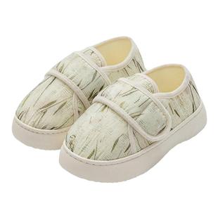 月子鞋孕妇产后45月春秋夏季薄款厚底踩屎感包跟防滑居家用棉鞋女